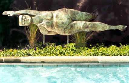 "Swimmer" 2001© Jözef Sumichrast private collection Lake Forest, Illinois 
